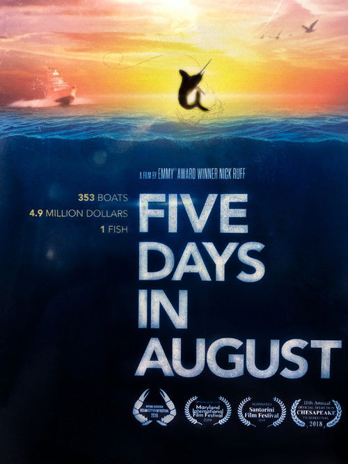 Five Days in August (2018) poster