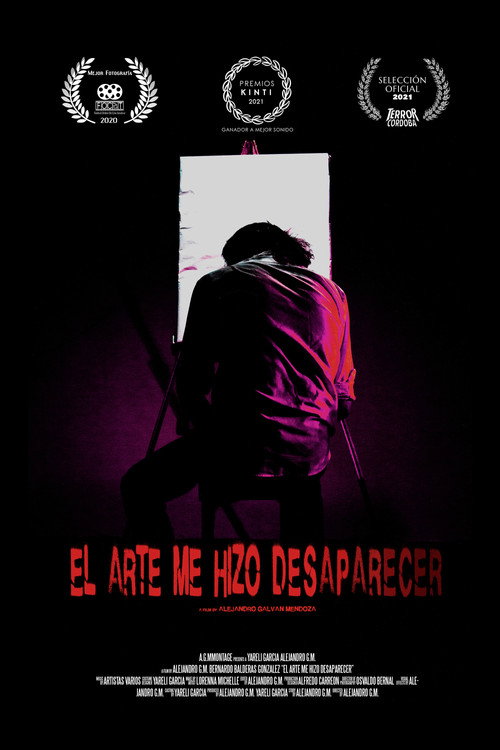 ART MADE ME DISAPPEAR (2020) poster