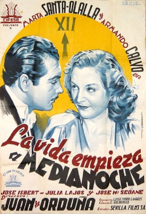 La vida empieza a medianoche (1944) poster