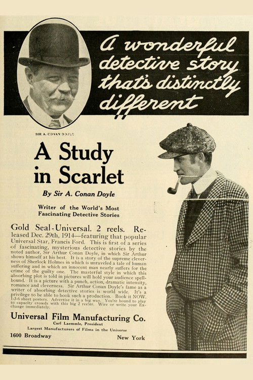 A Study in Scarlet (1914) poster