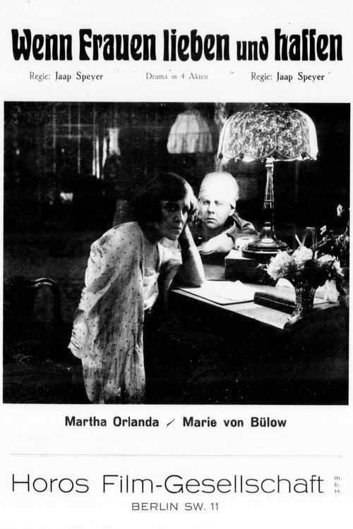 Wenn Frauen lieben und hassen (1917) poster