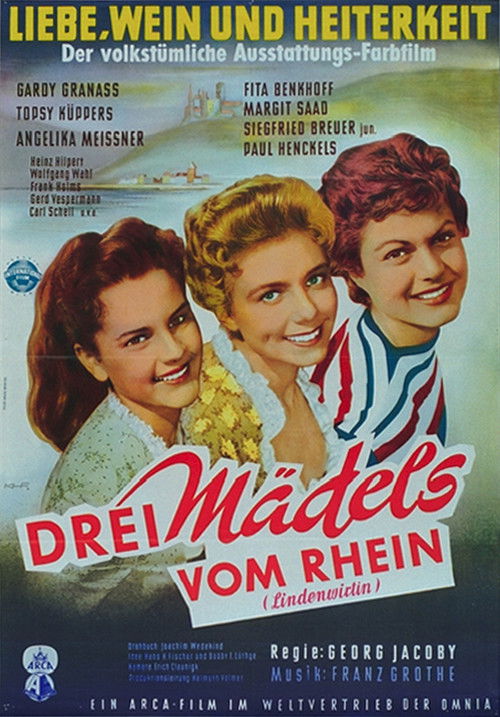 Three Girls from the Rhine (1955) poster