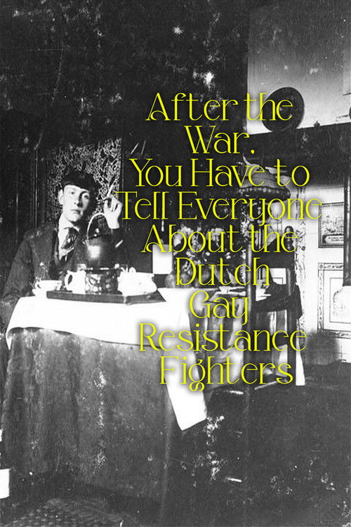 After the War, You Have to Tell Everyone About the Dutch Gay Resistance Fighters (1991) poster