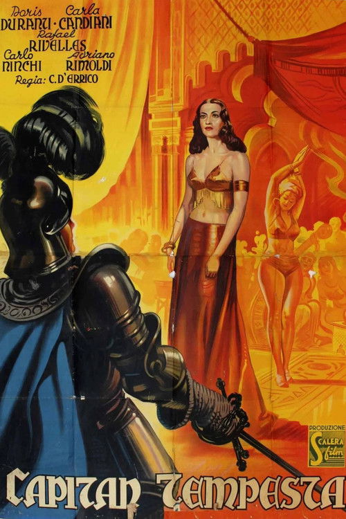 Capitan Tempesta (1942) poster