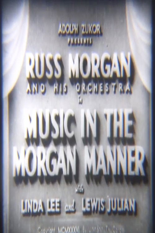 Music in the Morgan Manner (1936) poster