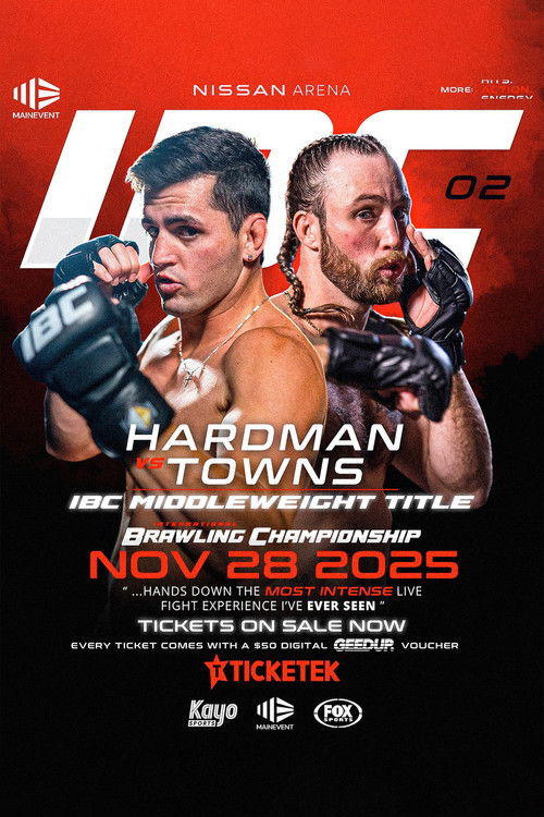 IBC 02: Hardman vs. Towns (2025) poster