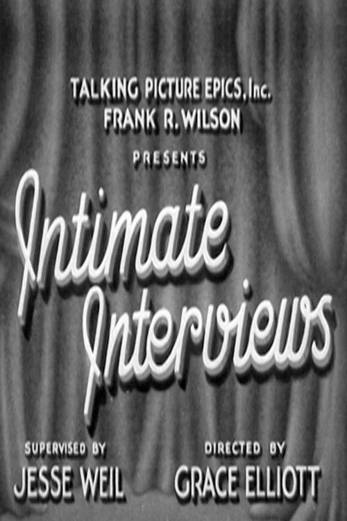 Intimate Interviews: Walter Huston (1931) poster