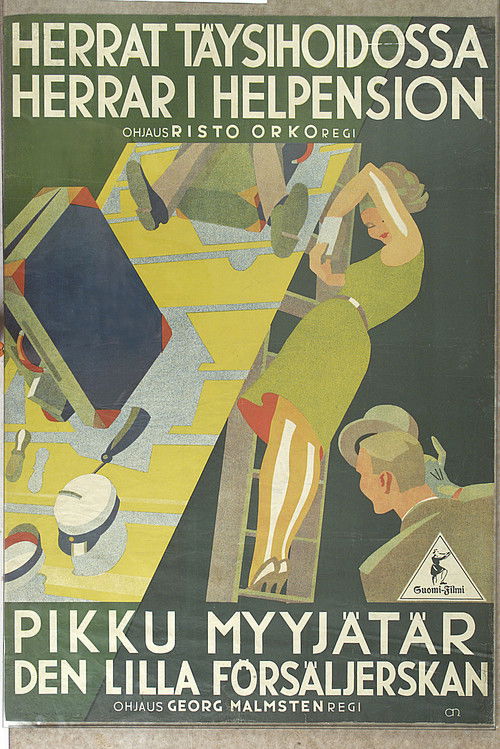 Herrat täysihoidossa (1933) poster