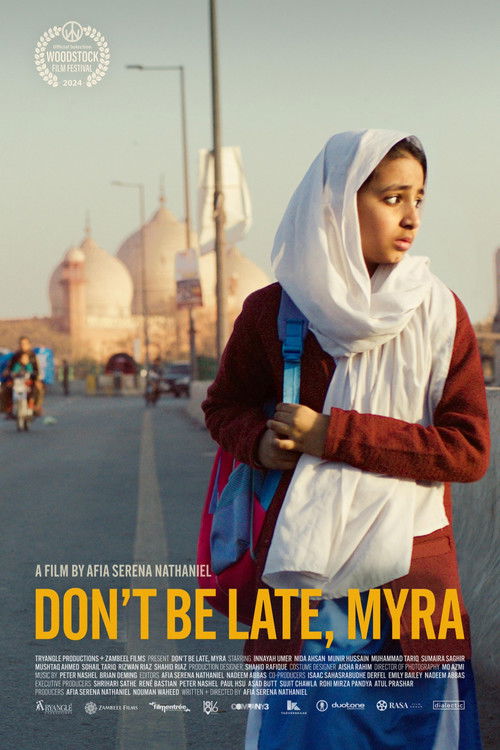 Don't be late, Myra (2024) poster