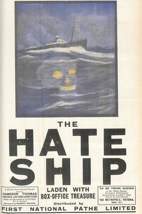 The Hate Ship (1929) poster
