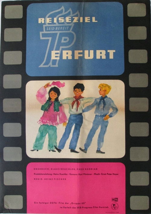 Reiseziel Erfurt (1962) poster