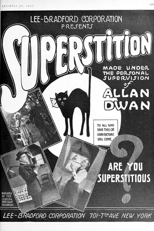 Superstition (1922) poster
