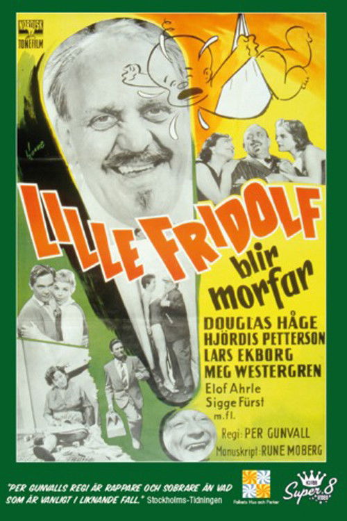 Lille Fridolf blir morfar (1957) poster