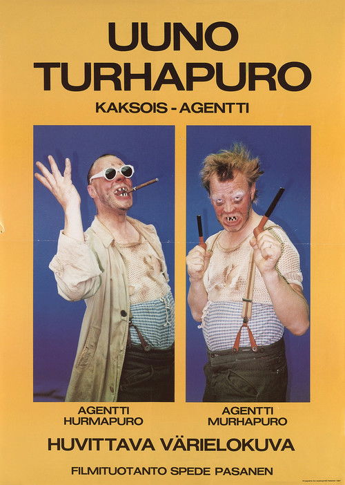 Uuno Turhapuro kaksoisagentti (1987) poster