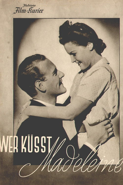 Wer küßt Madeleine? (1939) poster