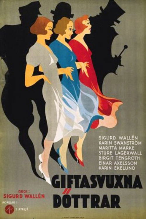Giftasvuxna döttrar (1933) poster