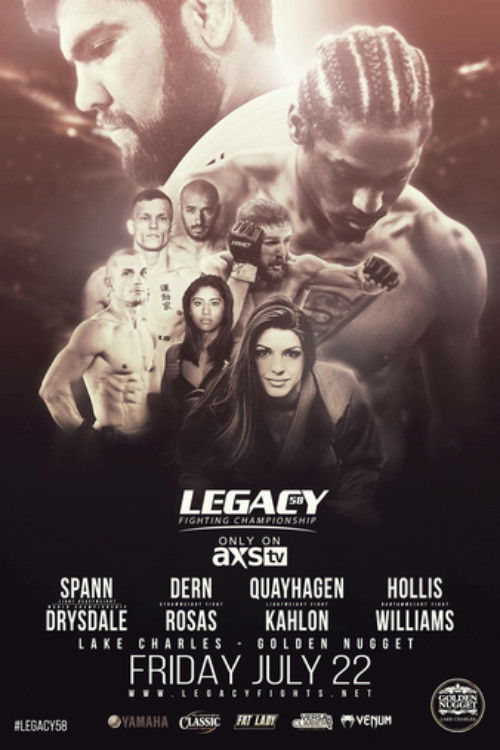 Legacy Fighting Championship 58: Spann vs. Drysdale (2016) poster