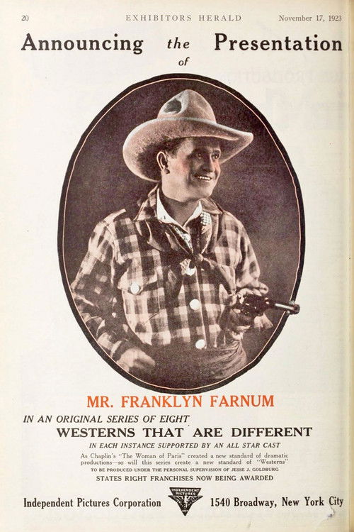 A Two Fisted Tenderfoot (1924) poster