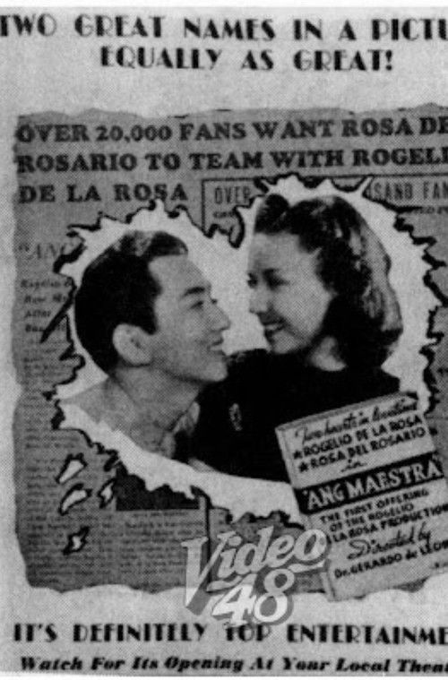Ang Maestra (1941) poster
