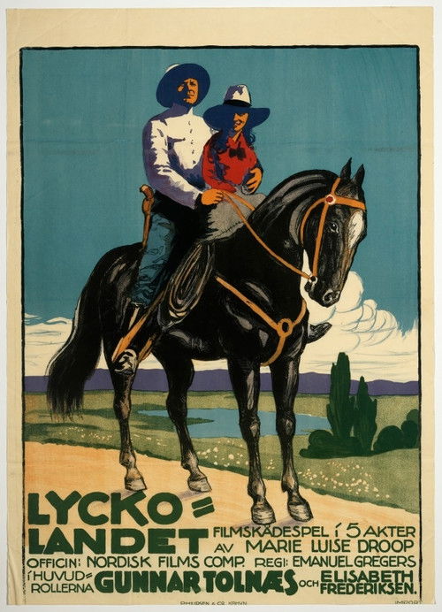 Lykkelandet (1919) poster