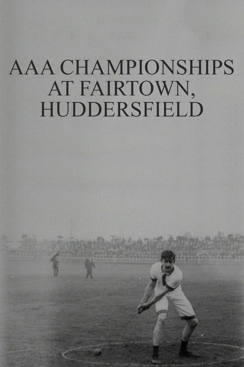 AAA Championships at Fartown, Huddersfield (1901) poster