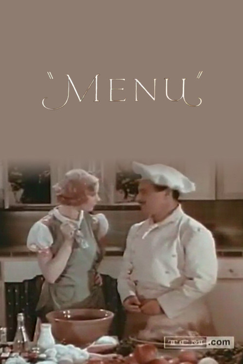 Menu (1933) poster