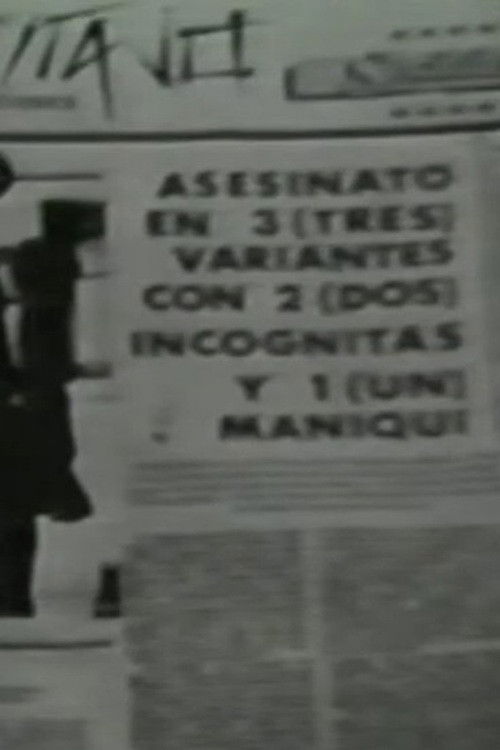 Asesinato en 3 variantes con 2 incognitas y 1 maniqui (1987) poster