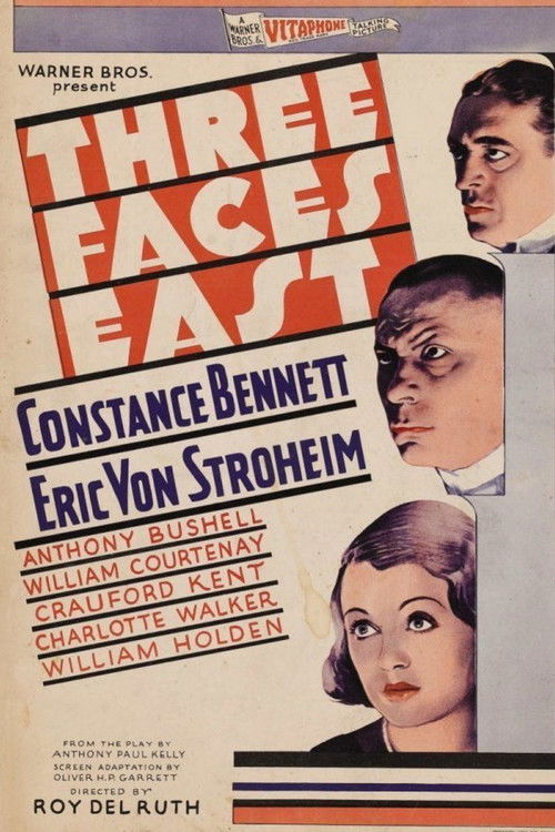 Three Faces East (1930) poster
