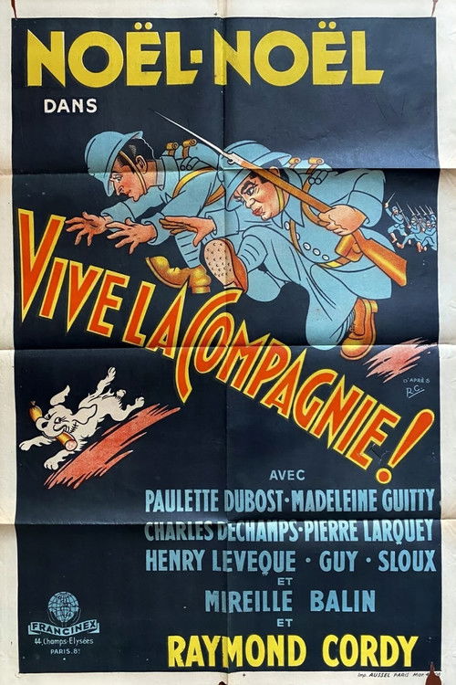 Vive la compagnie (1934) poster