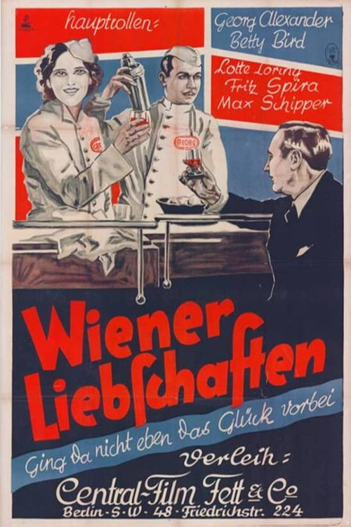 Viennese love affairs (1931) poster