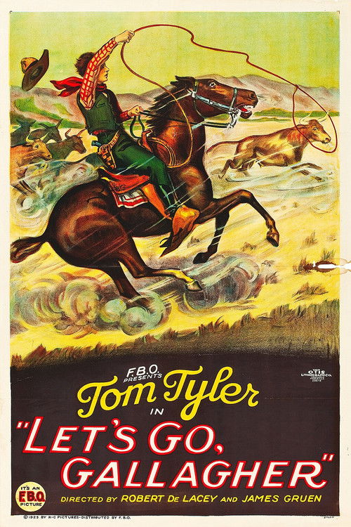 Let's Go, Gallagher (1925) poster