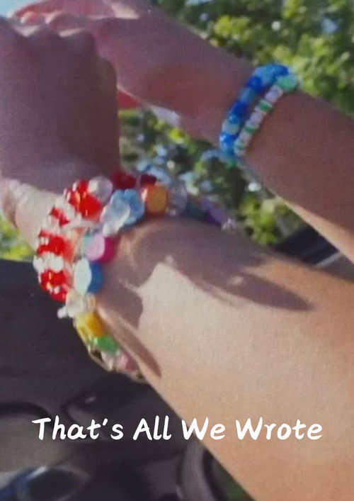 That's All We Wrote poster