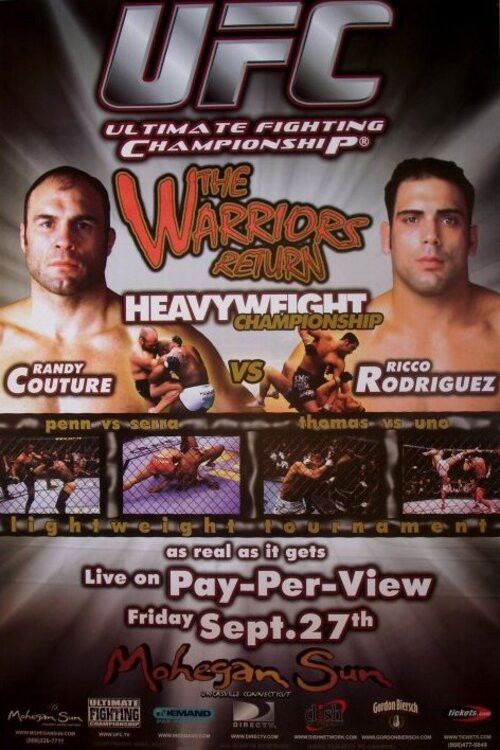 UFC 39: The Warriors Return (2002) poster