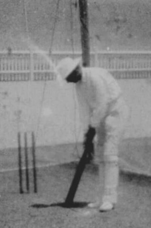 Prince Ranjitsinhji Practising Batting in the Nets (1897) poster