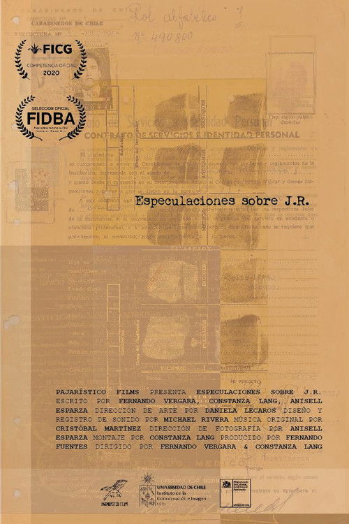 Especulaciones sobre J.R (2020) poster