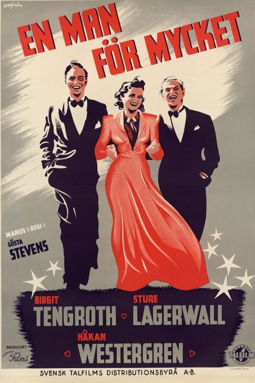 En man för mycket (1941) poster