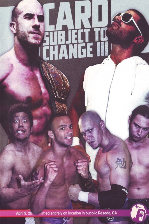 PWG: Card Subject To Change III (2011) poster