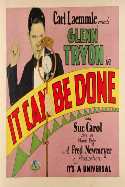It Can Be Done (1929) poster