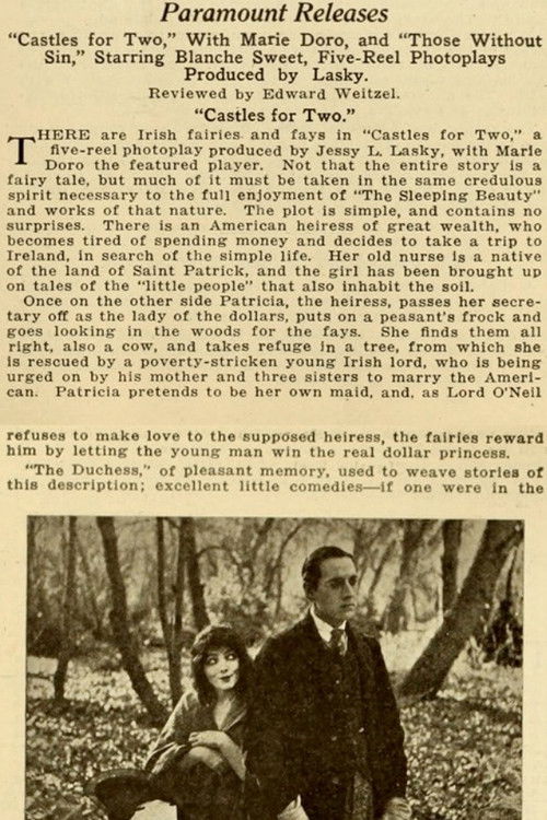 Castles for Two (1917) poster