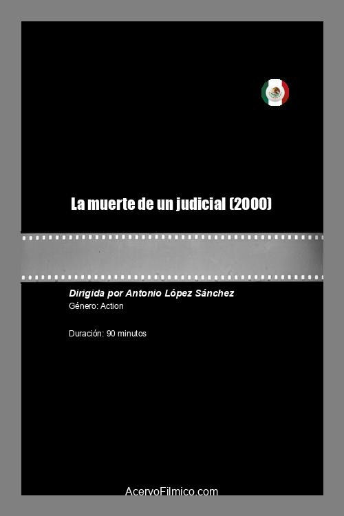 La muerte de un judicial (2000) poster