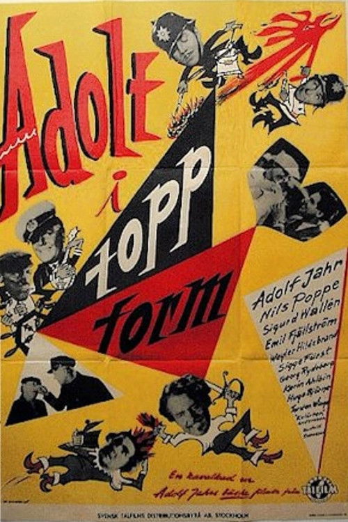 Adolf i toppform (1952) poster