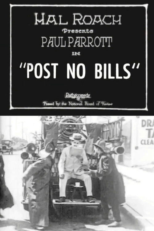 Post No Bills (1923) poster