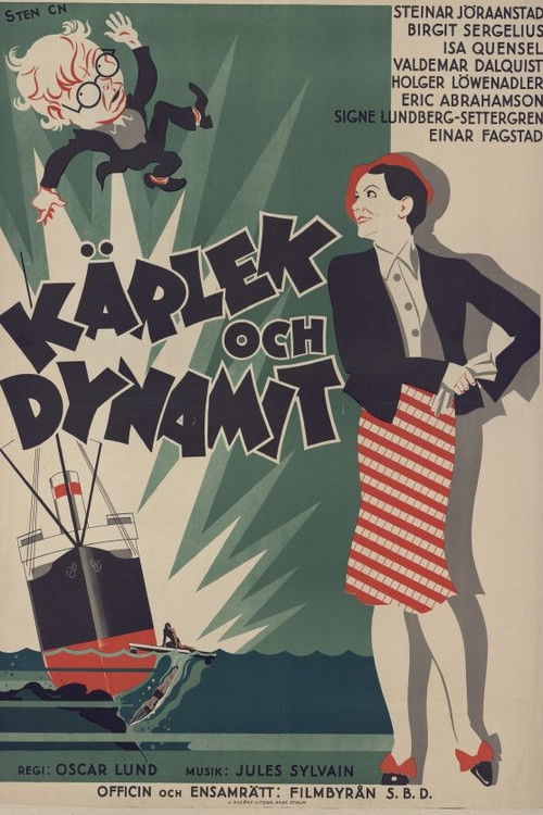 Kärlek och dynamit (1933) poster