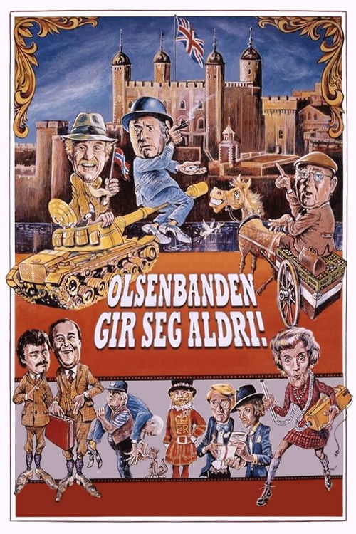 Olsenbanden gir seg aldri! (1981) poster