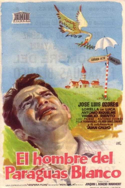 El hombre del paraguas blanco (1958) poster