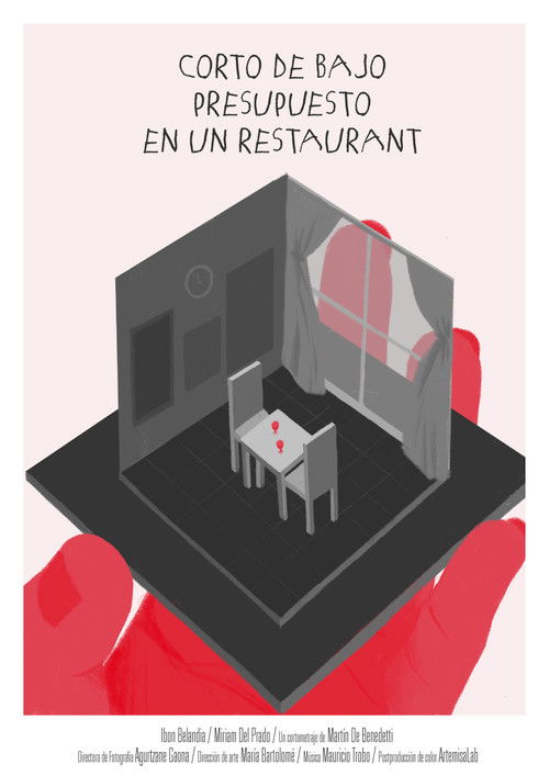 Corto de bajo presupuesto en un restaurant poster