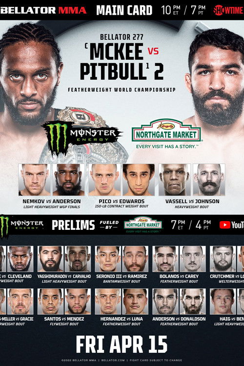 Bellator 277: McKee vs. Pitbull 2 (2022) poster