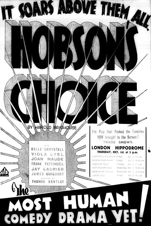 Hobson's Choice (1931) poster