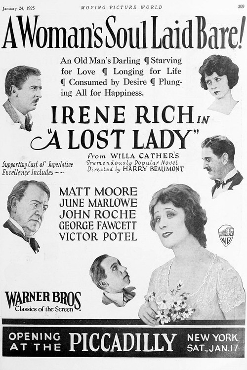 A Lost Lady (1924) poster