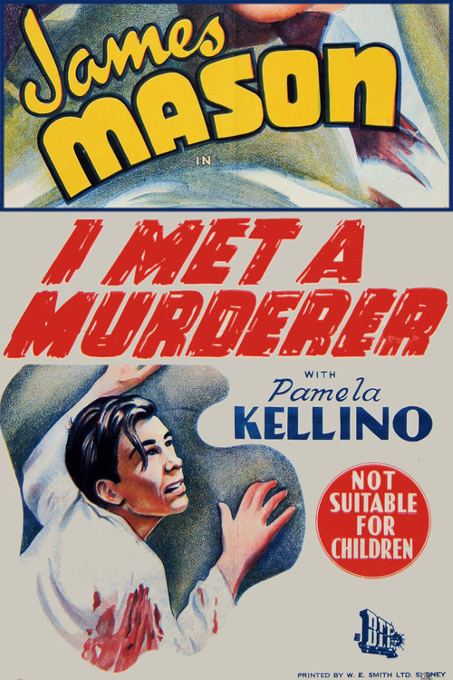 I Met a Murderer (1939) poster